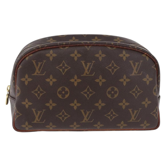 LOUIS VUITTON Monogram Trousse Toilette 25 Clutch Bag M47527 LV Auth ka5980