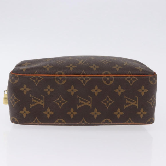 LOUIS VUITTON Monogram Trousse Toilette 25 Clutch Bag M47527 LV Auth ka5980