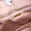 Miu Miu Matelasse Hand Bag Leather 2way Pink Gold Auth ka5983A-17