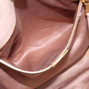 Miu Miu Matelasse Hand Bag Leather 2way Pink Gold Auth ka5983A-22