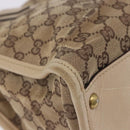 GUCCI GG Canvas Shoulder Bag Beige Gold 110292 Auth ka5987-16