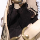 GUCCI GG Canvas Shoulder Bag Beige Gold 110292 Auth ka5987-21