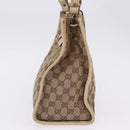 GUCCI GG Canvas Shoulder Bag Beige Gold 110292 Auth ka5987-4