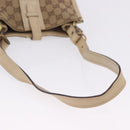GUCCI GG Canvas Shoulder Bag Beige Gold 110292 Auth ka5987-9