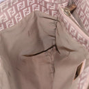 FENDI Zucchino Canvas Tote Bag Beige Gold Auth ka5989A-19