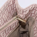 FENDI Zucchino Canvas Tote Bag Beige Gold Auth ka5989A-23