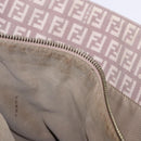 FENDI Zucchino Canvas Tote Bag Beige Gold Auth ka5989A-25