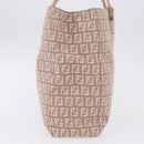FENDI Zucchino Canvas Tote Bag Beige Gold Auth ka5989A-5