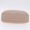 FENDI Zucchino Canvas Tote Bag Beige Gold Auth ka5989A-9