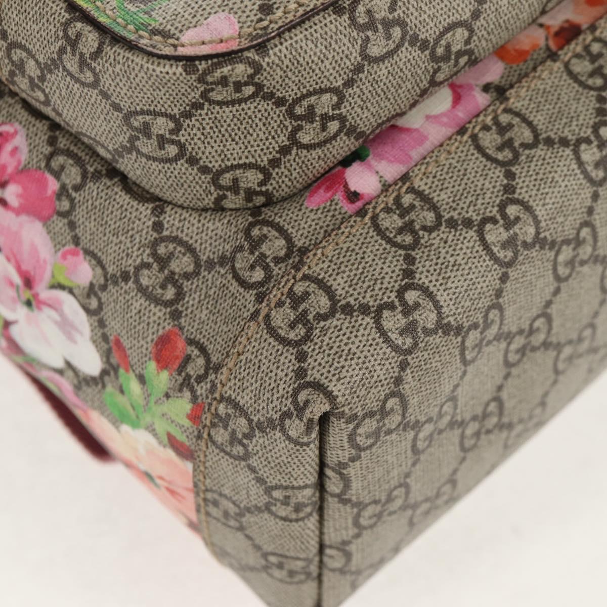 GUCCI GG Blooms GG Supreme Backpack PVC Beige Silver 410544  display picture 1
