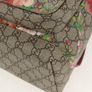 GUCCI GG Blooms GG Supreme Backpack PVC Beige Silver 410544 Auth ka598M-12