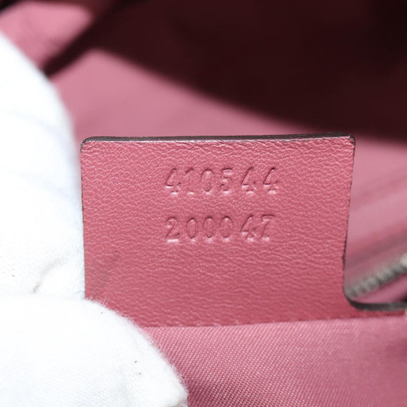 GUCCI GG Blooms GG Supreme Backpack PVC Beige Silver 410544 Auth ka598M