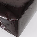 LOUIS VUITTON Monogram Vernis Reade PM Hand Bag Amarante M91993 LV Auth ka599-16