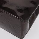 LOUIS VUITTON Monogram Vernis Reade PM Hand Bag Amarante M91993 LV Auth ka599-9