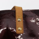 LOUIS VUITTON Monogram Vernis Reade PM Hand Bag Amarante M91993 LV Auth ka599-10