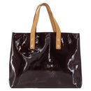 LOUIS VUITTON Monogram Vernis Reade PM Hand Bag Amarante M91993 LV Auth ka599-2