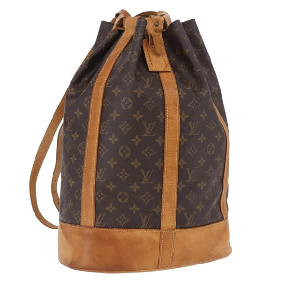 LOUIS VUITTON Monogram Randonnee GM Shoulder Bag M42244 LV Auth ka5991