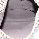 FENDI Zucchino Canvas Mamma Baguette Shoulder Bag Beige Gold Auth ka5997A-16