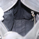BALENCIAGA Classic Metal Edge City Bag Leather 2way Gray 390160 Auth ka5998SAM-23