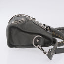 BALENCIAGA Classic Metal Edge City Bag Leather 2way Gray 390160 Auth ka5998SAM-4
