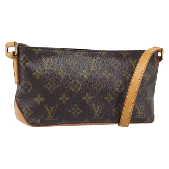 LOUIS VUITTON Monogram Trotteur Shoulder Bag M51240 LV Auth ka5999