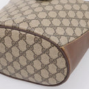 GUCCI GG Supreme Web Sherry Line Shoulder Bag PVC Beige 89 02 081 Auth ka6001-11