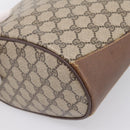 GUCCI GG Supreme Web Sherry Line Shoulder Bag PVC Beige 89 02 081 Auth ka6001-13