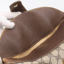 GUCCI GG Supreme Web Sherry Line Shoulder Bag PVC Beige 89 02 081 Auth ka6001-17