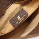 GUCCI GG Supreme Web Sherry Line Shoulder Bag PVC Beige 89 02 081 Auth ka6001-18