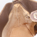GUCCI GG Supreme Web Sherry Line Shoulder Bag PVC Beige 89 02 081 Auth ka6001-21