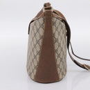 GUCCI GG Supreme Web Sherry Line Shoulder Bag PVC Beige 89 02 081 Auth ka6001-4