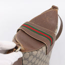 GUCCI GG Supreme Web Sherry Line Shoulder Bag PVC Beige 89 02 081 Auth ka6001-6