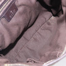 GUCCI GG Canvas Web Sherry Line Shoulder Bag Beige Gold 144388 Auth ka6002-11