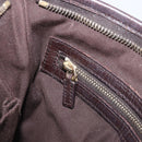 GUCCI GG Canvas Web Sherry Line Shoulder Bag Beige Gold 144388 Auth ka6002-22