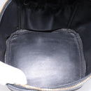 CHANEL COCO Mark Vanity Hand Bag Caviar Skin Black Gold CC Auth ka6003-11