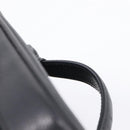 CHANEL COCO Mark Vanity Hand Bag Caviar Skin Black Gold CC Auth ka6003-8
