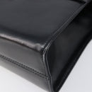 Salvatore Ferragamo Shoulder Bag Leather Black Gold Auth ka6004-8