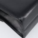 Salvatore Ferragamo Shoulder Bag Leather Black Gold Auth ka6004-17