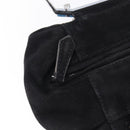 FENDI Hand Bag Suede Black Silver Auth ka6006A-19