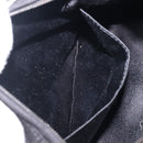 FENDI Hand Bag Suede Black Silver Auth ka6006A-23