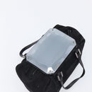 FENDI Hand Bag Suede Black Silver Auth ka6006A-6