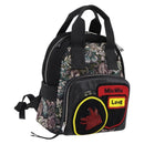 Miu Miu Backpack Canvas Black Silver Auth ka6007-1