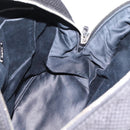 Miu Miu Backpack Canvas Black Silver Auth ka6007-22