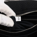 Miu Miu Backpack Canvas Black Silver Auth ka6007-12