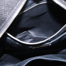 Miu Miu Backpack Canvas Black Silver Auth ka6007-26