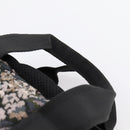 Miu Miu Backpack Canvas Black Silver Auth ka6007-14
