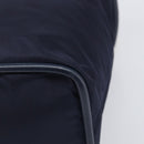 CELINE Hand Bag Nylon Navy Gold Auth ka6008-16