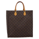LOUIS VUITTON Monogram Sac Plat Hand Bag M51140 LV Auth ka6009-2