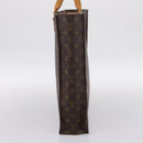 LOUIS VUITTON Monogram Sac Plat Hand Bag M51140 LV Auth ka6009-4