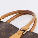 LOUIS VUITTON Monogram Sac Plat Hand Bag M51140 LV Auth ka6009-8